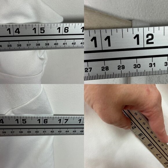 Katie May White Call Me Slim Gown Maxi Dress Side Slit Size Large USA Made Sexy - Picture 8 of 12